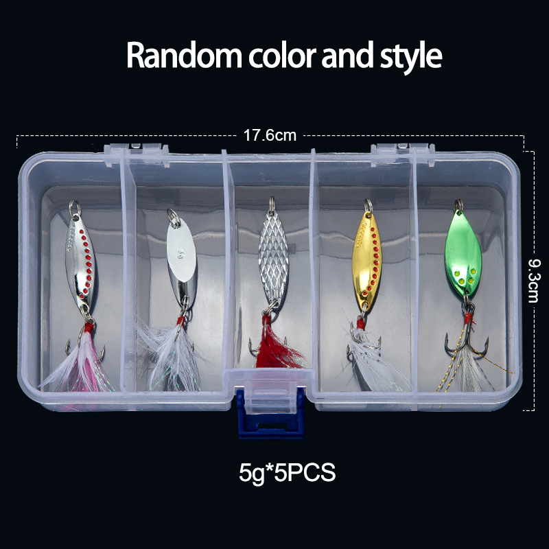 Fishing Lure Crankbait - 金属スプーンスピナー釣りルアー 5 グラム 7 グラム 10