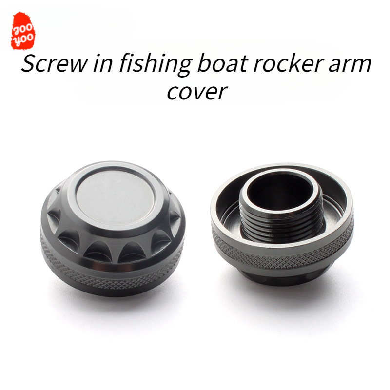 Fishing Lure Spinner - アルミ合金製のねじ込み式フィッシングホイール,ロックアームカバー,スピニングホイール,ヒマニズム用ルアー,1個