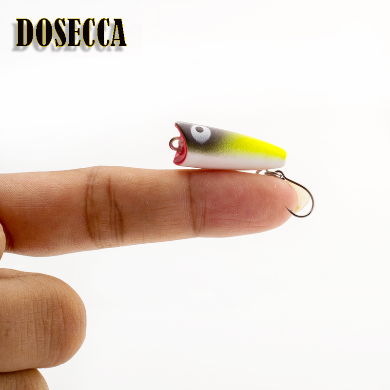 Fishing Lure Popper - 1つの人工釣り餌,魚を捕まえるためのルアー,ミノー釣り道具,2.5cm,1.5g