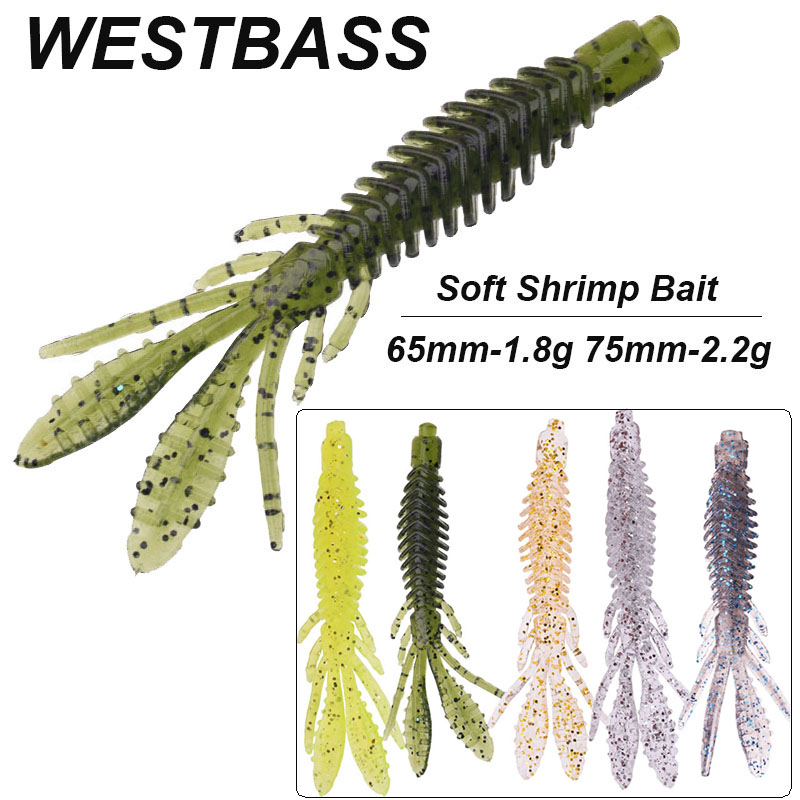 Fishing Lure Soft Plastic - ワイストバス-釣り用のソフトシリコンベイトのセット,魚を捕まえるためのルアーのパック,シリコンワームベイト,1.8g-2.2g,5個