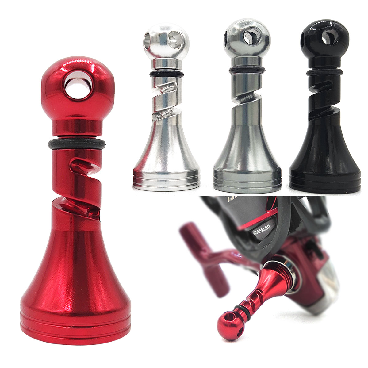Daiwa Reel Fuego - 釣りリールハンドルスタンドダイワシマノペンスピニングリールスタンドバランサー釣りリール交換バランスバー