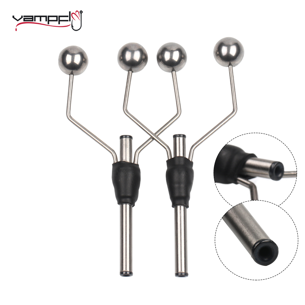 Fishing Lure Jig - Vampfly バイセラミックチップボビンホルダーステンレス鋼弾頭フライタイイングツール釣りフライフックジグルアータイイングスレッドホルダー
