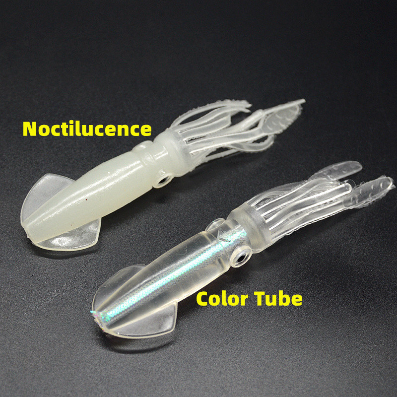 Noctilucence/-女性用のカラフルなイカの形をした - Fishing Lure Soft Plastic のレビューと価格