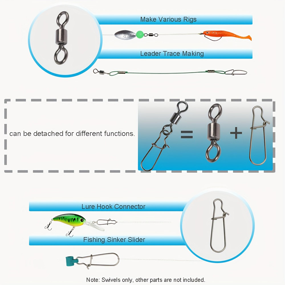 95/210個セット フィッシングコネクターギアキット 2- - Fishing Lure Kit のレビューと価格