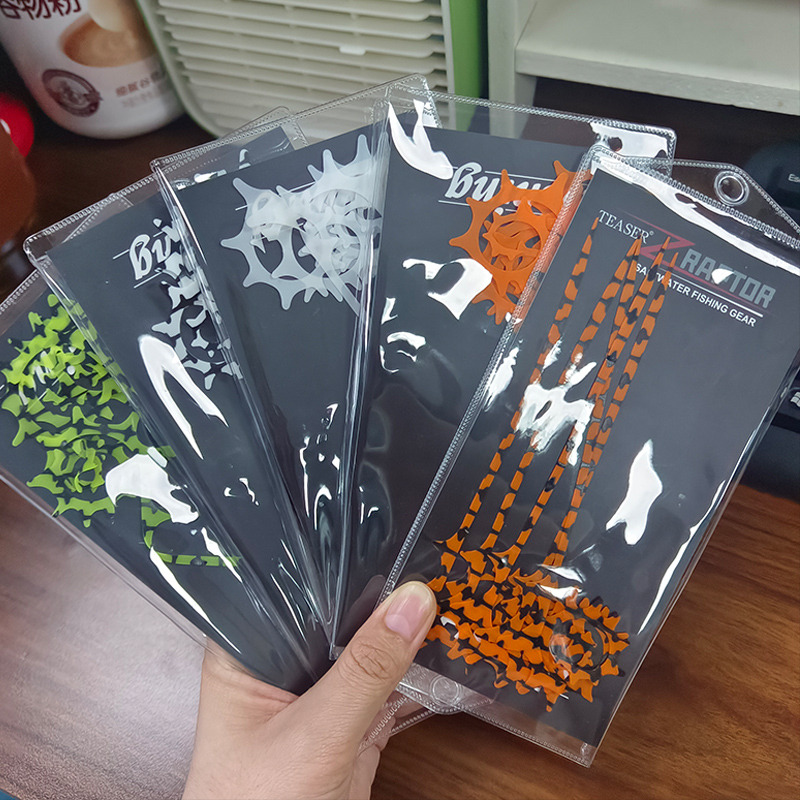ティーザー5個入り SKIRT-18 145mm シリコンラ - Fishing Lure Jig のレビューと価格