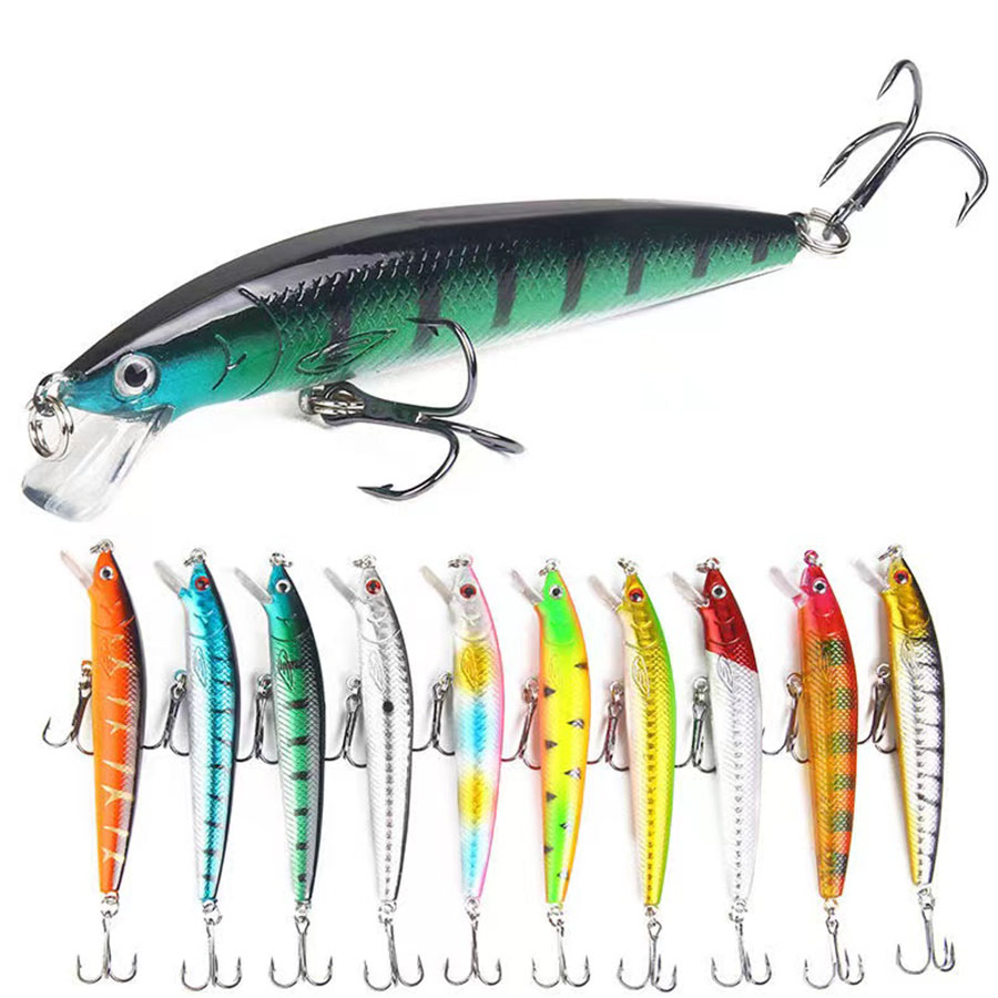 10 個ジャークベイトミノースイムベイト表面クランクベイト釣 - Fishing Lure Spinnerbait のレビューと価格