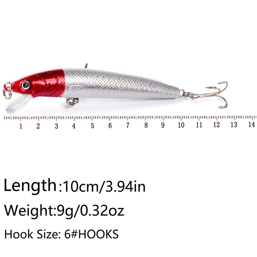 10 個ジャークベイトミノースイムベイト表面クランクベイト釣 - Fishing Lure Spinnerbait のレビューと価格