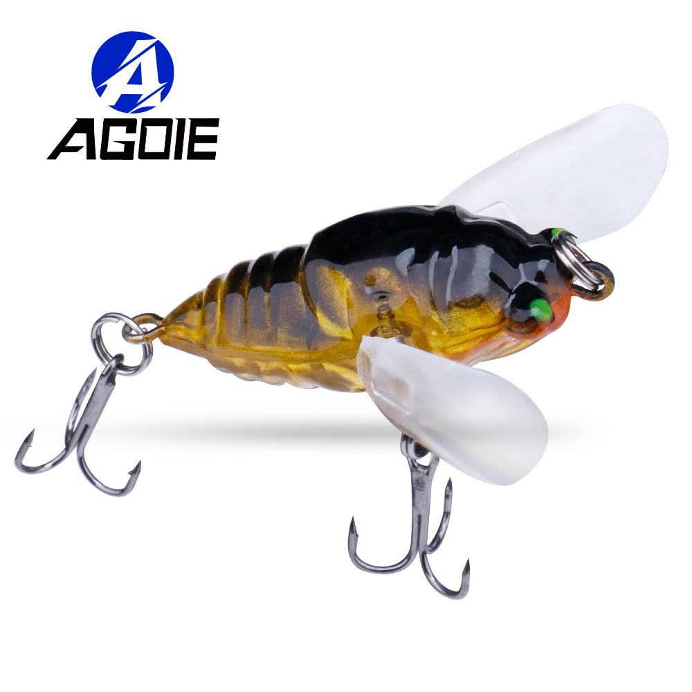 アゴイ-翼のあるポッパールアー,リアルな人工餌,ピカダ,暗闇 - Fishing Lure Popper のレビューと価格