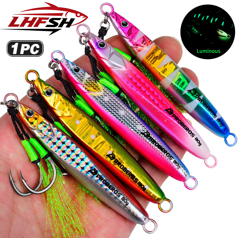 LHFSH 発光メタルジグ釣りルアー ハードベイト 20g- - Fishing Lure Buzzbait のレビューと価格