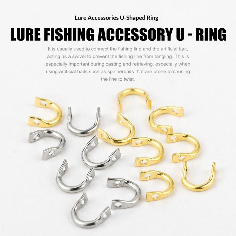 ホットセール 50個入り イージースピン クレビス U字型  - Fishing Lure Spinner のレビューと価格