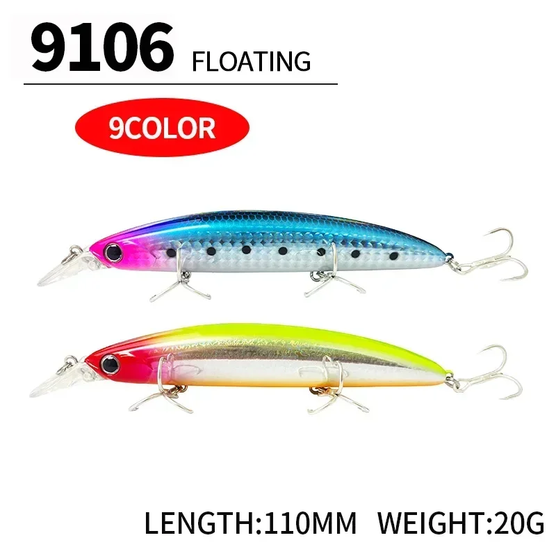 釣り用フローティングミノールアー,人工餌,硬い素材,海,海, - Fishing Lure Spinnerbait のレビューと価格