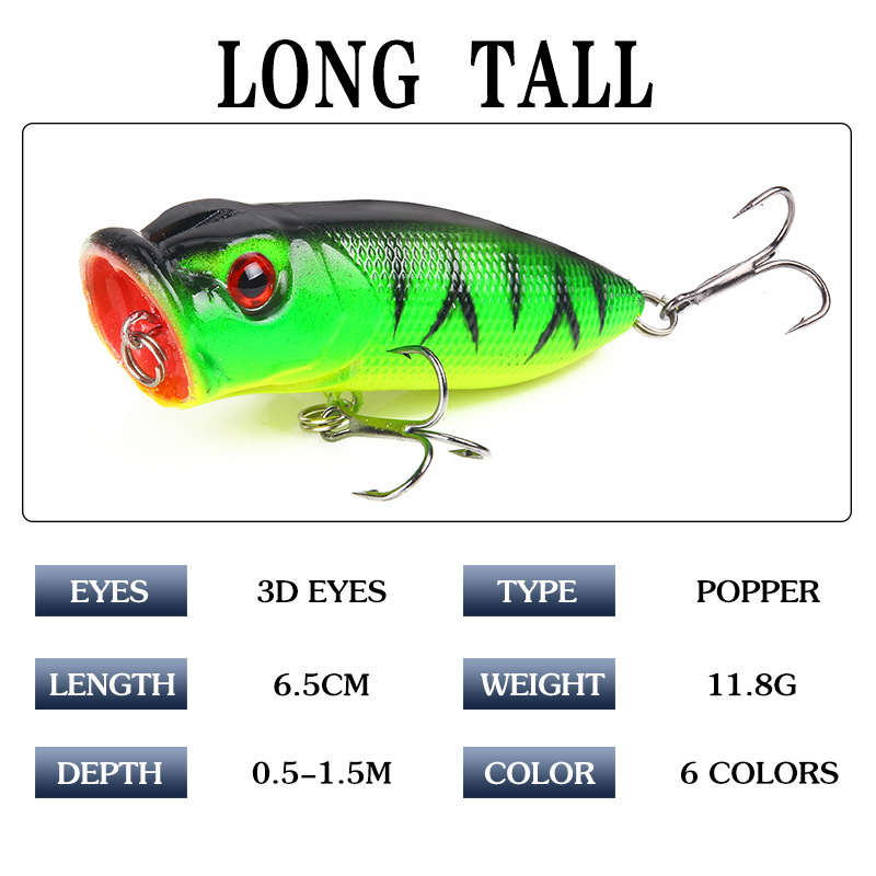 6個6色（OPP袋）/5個5色（箱入り）6.5cm/10gル - Fishing Lure Soft Plastic のレビューと価格
